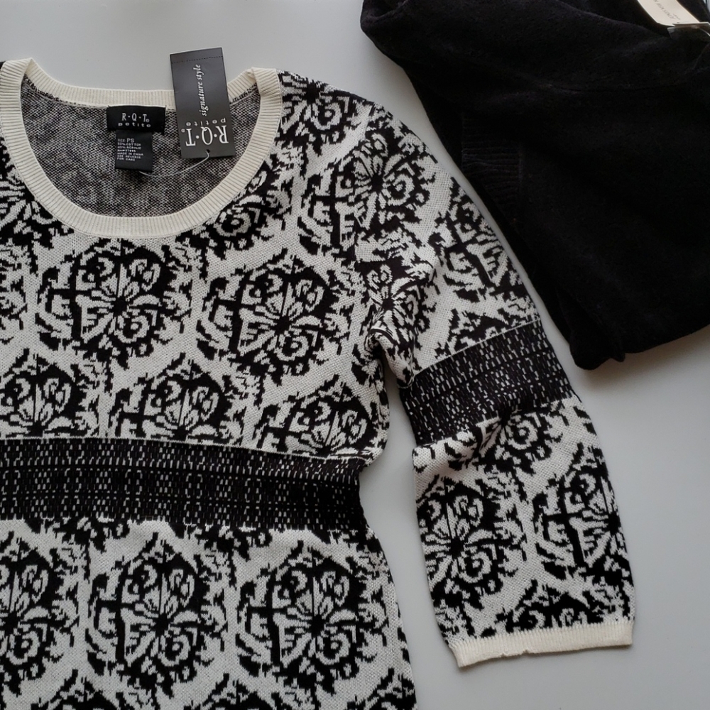 RQT Northern Lights Preppy Fire Made Easy Sweater - Picture 2 of 13